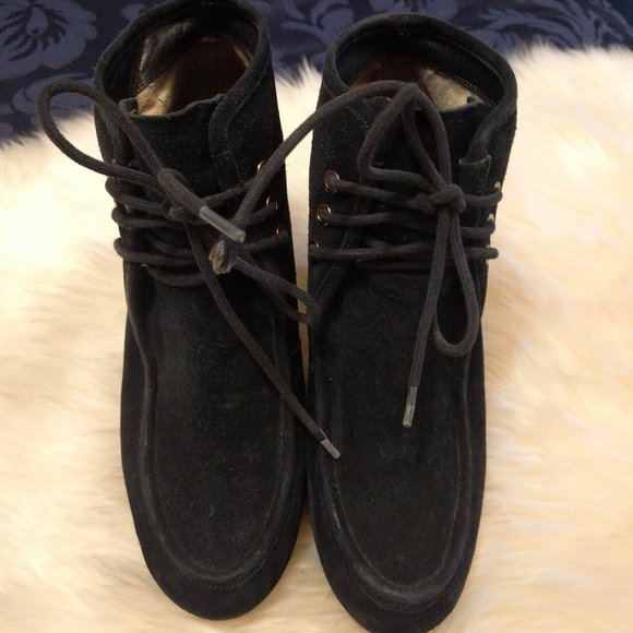 Michael Kors  Black Suede Booties - Picture 2 of 5